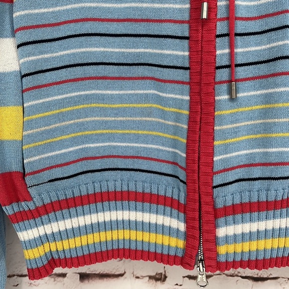 ✨VTG✨Escada Sport Zip Cardigan, Size L - Picture 9 of 9